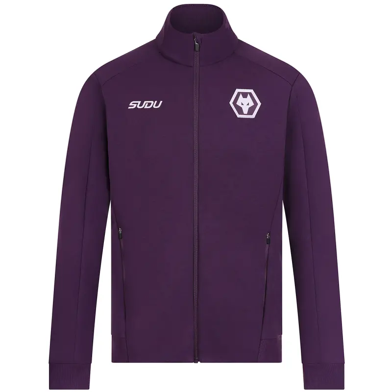 Wolves Fanshop | 2025-26 Coaches Travel Jacket – Purple Wolves Merchandise Collection